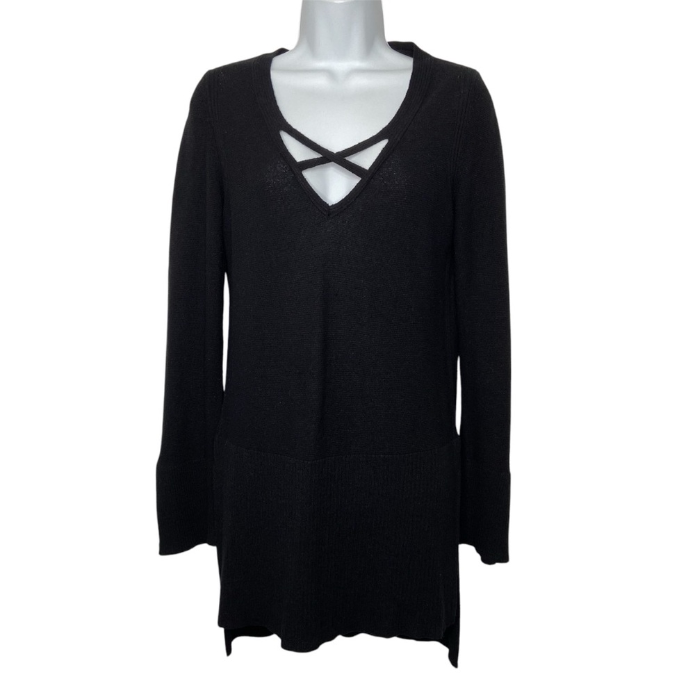Free People Top High/Low Stretchy Knit